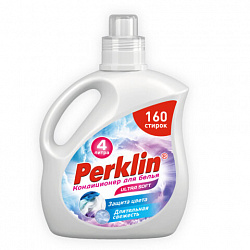 Кондиционер для белья, 160 стирок, 4 л, PERKLIN (ПЕРКЛИН) SUPER SOFT, 609781