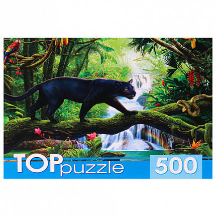 Пазл картонный 500 элементов АССОРТИ, 470х330 мм, РК