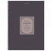 Тетрадь А4, 120 л., BRAUBERG, гребень, клетка, матовая ламинация, "Винтаж", 405644