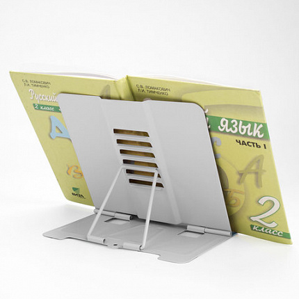 Подставка для книг и учебников ЮНЛАНДИЯ "Play Football", регулируемый угол наклона, металл, 237574