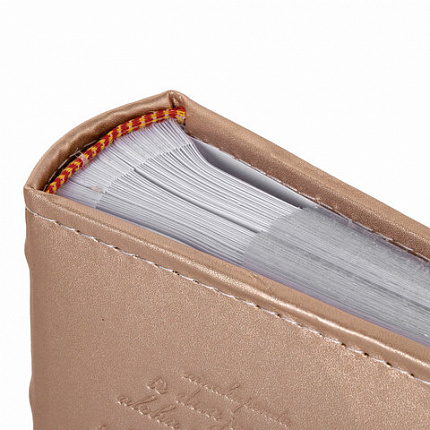 Фотоальбом BRAUBERG "I love you" на 200 фото 10х15 см, под кожу, бумажные страницы, переплет, бокс, 391175