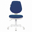 Кресло детское BRABIX "Fancy MG-201W", без подлокотников, пластик белый, синее, 532413, MG-201W_532413