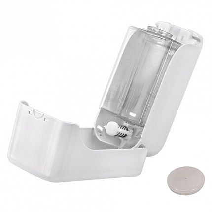 Дозатор для жидкого мыла LAIMA PROFESSIONAL PREMIUM, НАЛИВНОЙ, 1 л, белый, ABS-пластик, 609509