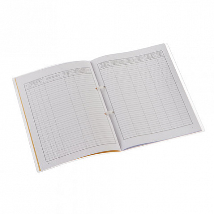 Книга учета движения трудовых книжек и вкладышей к ним, 32 л., сшивка, плобма, обложка ПВХ, 130203, КД-01