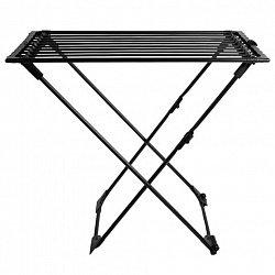 Сушилка напольная для белья раскладная, 3 зоны сушки, 20 метров, LAIMA HOME DUO SLIDING BLACK, 700469