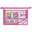 Папка для труда BRAUBERG А4, 2 отделения, пластик, молния сверху, органайзер, "Anime party", 272214