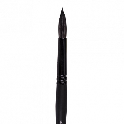 Кисть художественная проф. BRAUBERG ART CLASSIC, белка, круглая, № 8, 200914