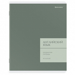 Тетради предметные, КОМПЛЕКТ 12 ПРЕДМЕТОВ 48 л., пластиковая обложка, BRAUBERG "MonoPastel", 405540