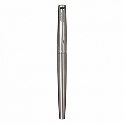 Набор PARKER "Jotter Stainless Steel GT": шариковая ручка синяя и перьевая ручка синяя, 2093258