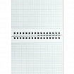 Блокнот А5 146х205 мм, 80 л., гребень, мелованная картонная обложка, клетка, ОФИСМАГ, 3 вида, 123021