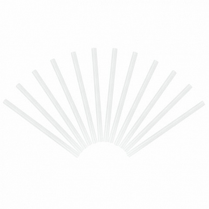 Клеевые стержни, диаметр 11 мм, длина 200 мм, прозрачные, 1 кг (48 штук) BRAUBERG, 671056