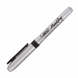 Маркер перманентный BIC "Intensity Ultra Fine", ЧЕРНЫЙ, тонкий наконечник 0,8 мм, 8290801