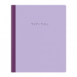 Тетрадь А5 96 л. BRAUBERG, на сшивке с корешком, клетка, обложка картон, "Minimal", 405287