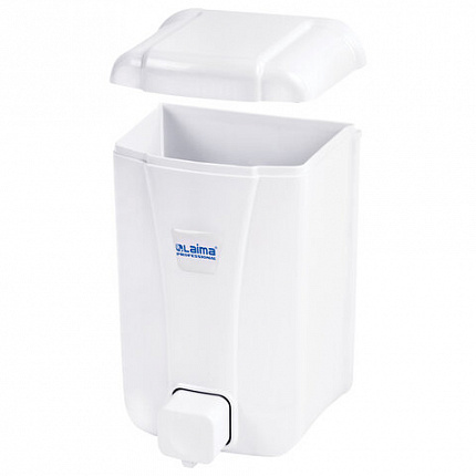 Дозатор для жидкого мыла LAIMA PROFESSIONAL LSA, НАЛИВНОЙ, объем 1 л, цвет белый, 607995, 3430-0