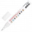 Маркер-краска лаковый (paint marker) 2-4 мм, БЕЛЫЙ, НИТРО-ОСНОВА, STAFF PROFIT, для любых поверхностей, 152577