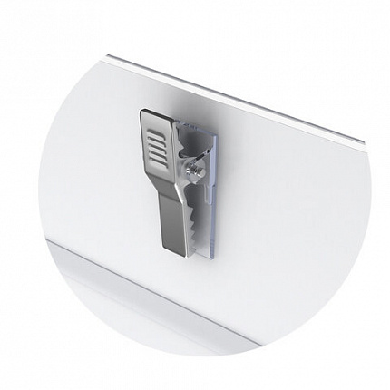 Бейдж горизонтальный ERICH KRAUSE (90х57 мм), с металлической клипсой и булавкой, 7078