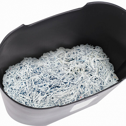 Уничтожитель (шредер) BRAUBERG S6, 3 уровень секретности, фрагменты 5х34 мм, 6 листов, корзина 16 литров, 530963