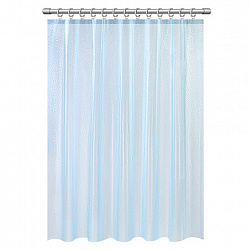 Шторка для ванной EVA, 180х180 см, кольца в комплекте, СИНЯЯ ГОЛОГРАФИЯ, PRIMILA (ПРИМИЛА), 700103