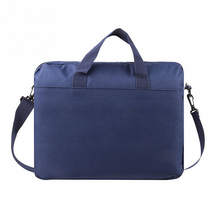 Сумка для документов STAFF MANAGER на молнии с карманом, полиэстер, синяя, 32х37х5 см, 228346