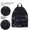 Рюкзак BRAUBERG СИТИ-ФОРМАТ универсальный, "Black marble", черный, 41х32х14 см, 270790