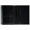 Обложка для автодокументов и паспорта натуральная кожа флоттер, "DOCUMENTS", черная, BRAUBERG 238193