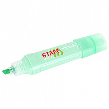 Набор текстовыделителей 6 ПАСТЕЛЬНЫХ ЦВЕТОВ, STAFF "EVERYDAY HL-707", линия 1-5 мм, скошенный наконечник, 152551