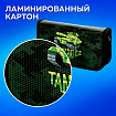 Пенал ПИФАГОР, 2 отделения, ламинированный картон, 19х11 см, "Танк", 270170