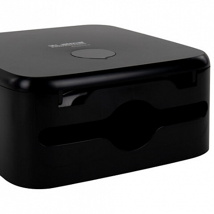 Диспенсер для полотенец LAIMA PROFESSIONAL PREMIUM BLACK (Система H3), V-сложения, черный, ABS-пластик, 609523