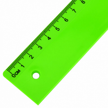 Линейка пластиковая 50 см ПИФАГОР, неоновая, ассорти, 210845