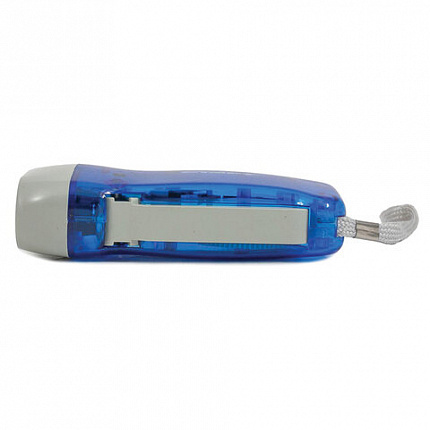 Динамо-фонарь аккумуляторный СТАРТ 3хLED, заряд от движения рычагом, LDE 701-B1, 12251