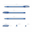 Ручка шариковая ERICH KRAUSE "Neo Stick Original", СИНЯЯ, узел 0,7 мм, линия письма 0,26 мм, 46515