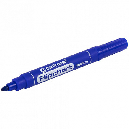 Маркеры для бумажного флипчарта CENTROPEN, НАБОР 4 ЦВЕТА, НЕПРОПИТЫВАЮЩИЕ, 2,5 мм, 8550/4, 5 8550 0402