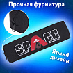 Пенал ЮНЛАНДИЯ ЮНИОР, 1 отделение, полиэстер, "Space", 20х6х4 см, 273809