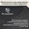 Коврик придверный 60х90 см, СЕРЫЙ, влаго-грязезащитный, 430 г/м2, ребристый, ЛЮБАША СТАНДАРТ, 701035