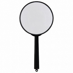 Лупа просмотровая BRAUBERG, диаметр 60 мм, увеличение 6, 451799