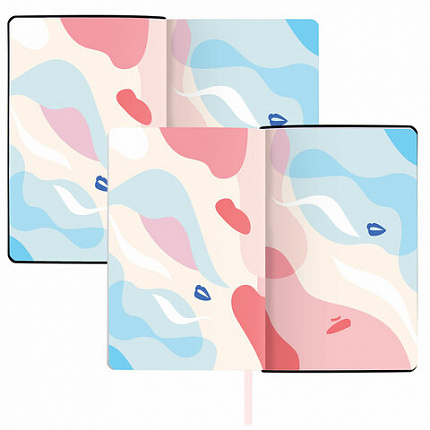 Ежедневник недатированный А5 (138х213 мм), BRAUBERG VISTA, под кожу, гибкий, 136 л., "Enigma", 111989