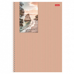 Тетрадь А4 96 л., HATBER, гребень, клетка, матовая ламинация, "Прикосновение к природе" (микс), 087981, 96Т4лВ1гр