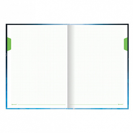 Блокнот БОЛЬШОЙ ФОРМАТ (215х295 мм) А4, 128 л., твердый, клетка, блок 4 цвета, BRAUBERG, "Бизнес", 111593