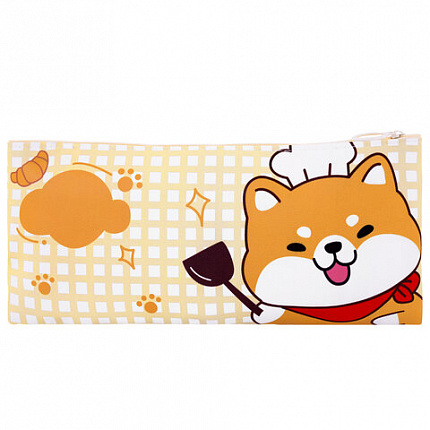 Пенал-конверт ПИФАГОР, 1 отделение, ПВХ, ассорти "Pets", 22x10 см, 273824