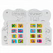 Раскраска с вырубкой и наклейками, АССОРТИ, А5, 145х210 мм, 16 стр., 16 наклеек, УМКА