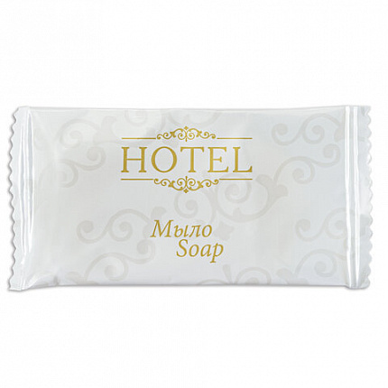 Мыло одноразовое 13 г, КОМПЛЕКТ 500 шт., HOTEL, саше, флоупак, 2000115