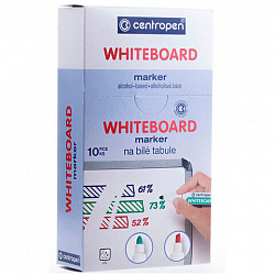 Маркер стираемый для белой доски ФИОЛЕТОВЫЙ CENTROPEN "Dry-Wipe", круглый наконечник, 2,5 мм, 8559, 585590105