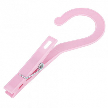 Прищепки бельевые с крючком 13 см, КОМПЛЕКТ 10 штук, пластик, ассорти, PRIMILA (ПРИМИЛА) EXTRA, 700519