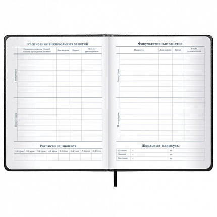 Дневник 1-11 класс 48 л., кожзам (твердая с поролоном), нашивка, BRAUBERG IGUANA, черный, 107225