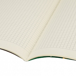 Тетрадь 40 л. в клетку обложка SoftTouch, бежевая бумага 70 г/м2, сшивка, А5 (147х210 мм), RED FLOWERS, BRAUBERG, 403784