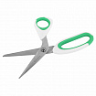 Ножницы BRAUBERG "MAXI" КОМПЛЕКТ 4 шт.: 115, 145, 205 мм + сниппер (для ниток), бело-зеленые ручки, 272982