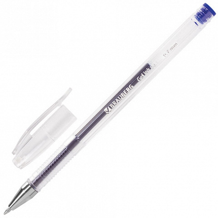 Ручки гелевые BRAUBERG "Jet", НАБОР 6 ЦВЕТОВ, узел 0,7 мм, линия письма 0,5 мм, 141037