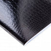 Тетрадь бумвинил А4 96 л., скоба, офсет №1, клетка, ЧЕРНАЯ, "Metallic", тиснение CROCO, HATBER, 072787, 96Т4бвВ3