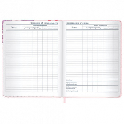 Дневник 1-11 класс 48 л., кожзам (твердая), застежка, BRAUBERG, "Аниме девочка", 107228