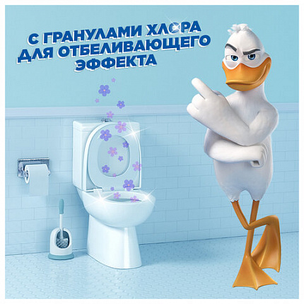 Освежитель/очиститель для унитаза/писсуара 3 шт., ТУАЛЕТНЫЙ УТЕНОК "Антиналет", стикер чистоты, 359000